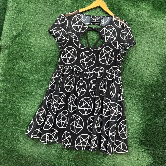 Killstar Pentagram Mini dress size 2XL - Picture 2 of 6